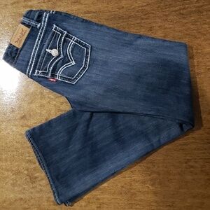 Levis Girls 7R Embroidered Pocket Jeans